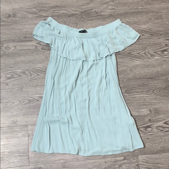 Light blue off the shoulder dress - Picture 1 of 1